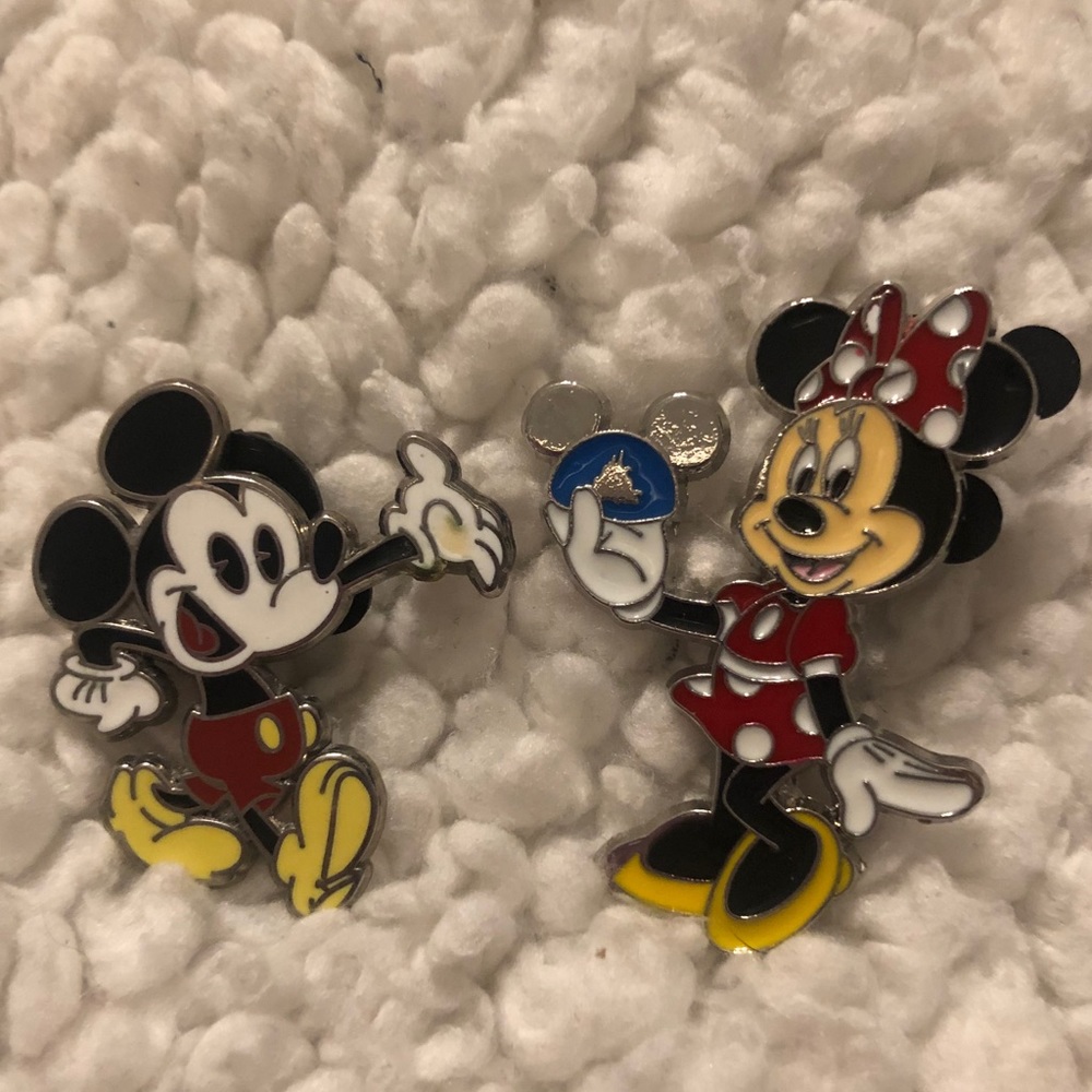 Mickey and Minnie Pin Set from Walt Disney World